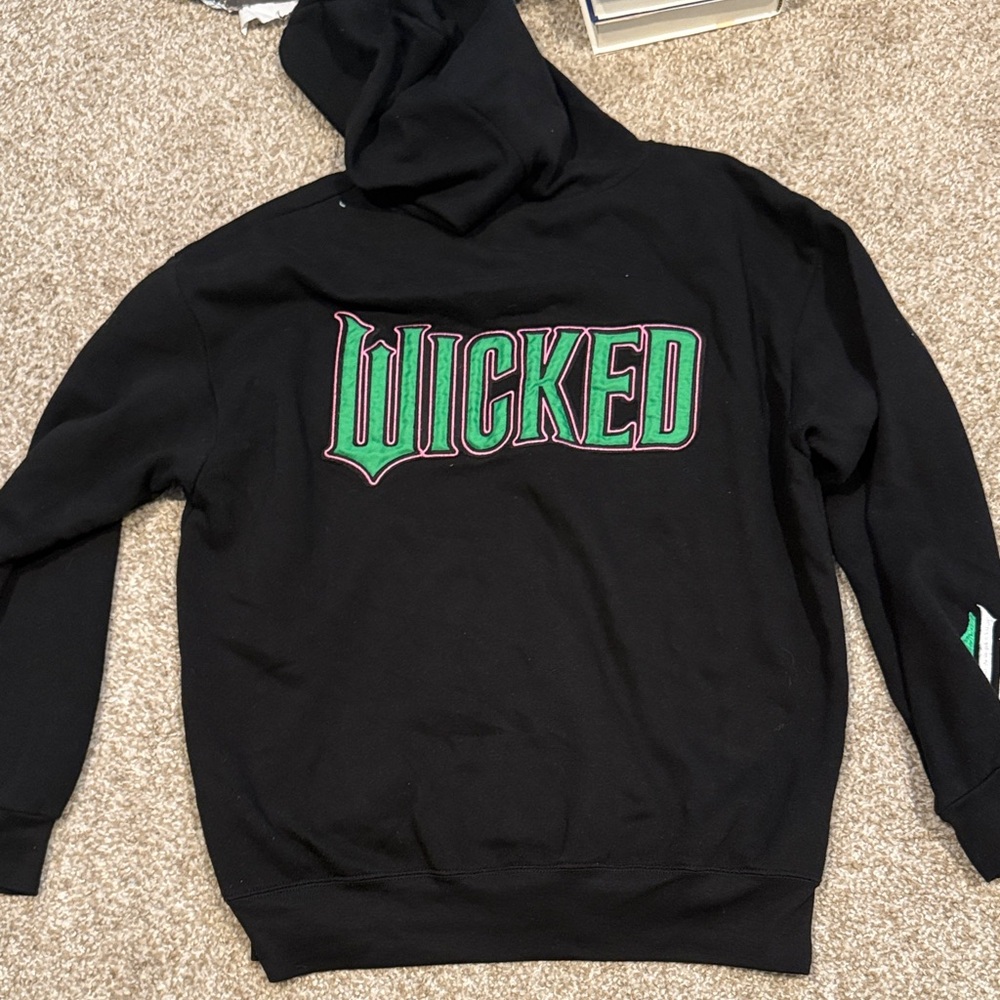 Black Hoodie with Wicked Design - Picture 3 of 4